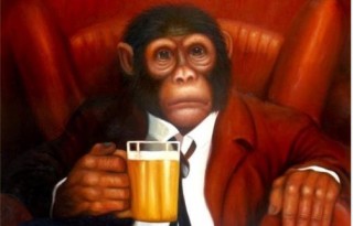 Hand-Paint-Animal-Portrait-font-b-Monkey-b-font-oil-painting-on-canvas-The-font-b