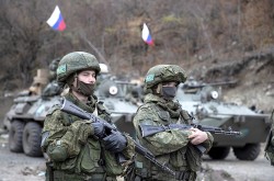 Russian peacekeepers in Nagorno-Karabakh